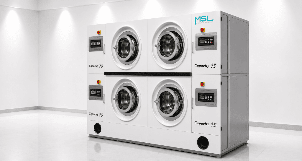 Space Saving Laundry Shop Machine