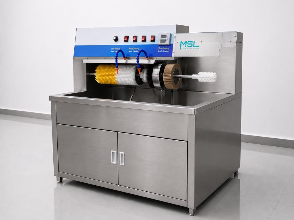Semi-Automatic Shoe Washing Machine